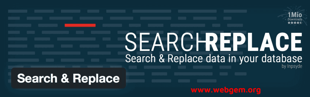 افزونه Search and Replace